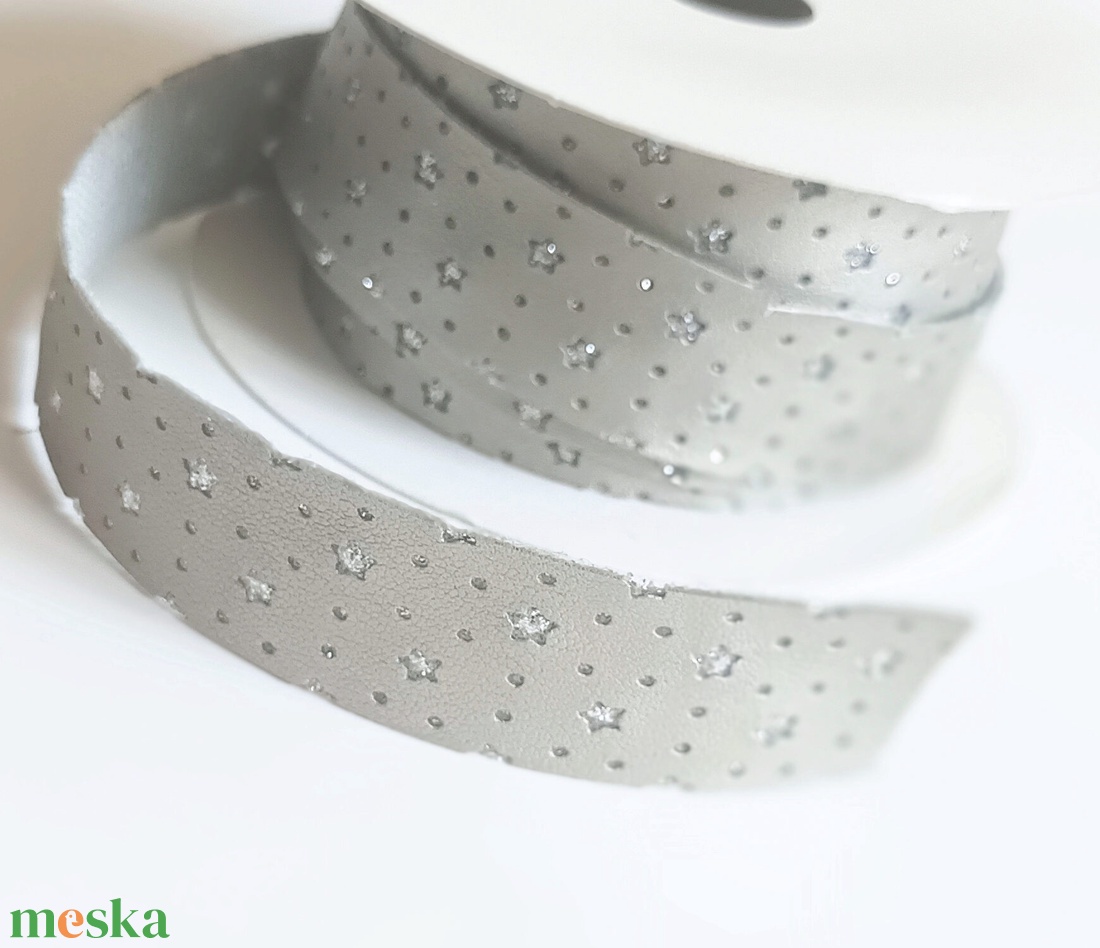 2 cm széles csillagos szalag  - kellékek & szerszámok - rövidáru - szalag, pánt - szatén szalag - Meska.hu