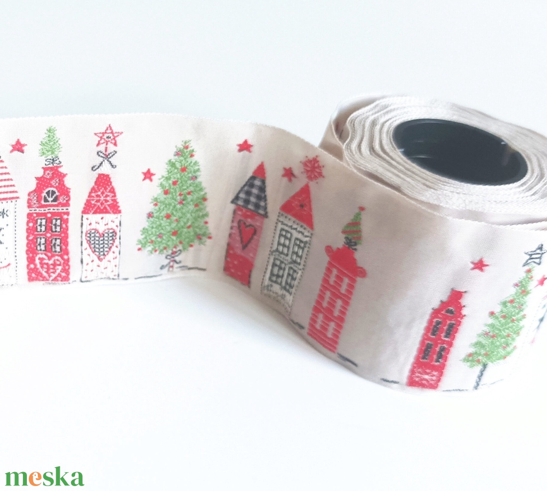 5 cm széles karácsonyi szalag - kellékek & szerszámok - rövidáru - szalag, pánt - Meska.hu 5 cm széles karácsonyi szalag - kellékek & szerszámok - rövidáru - szalag, pánt - Meska.hu