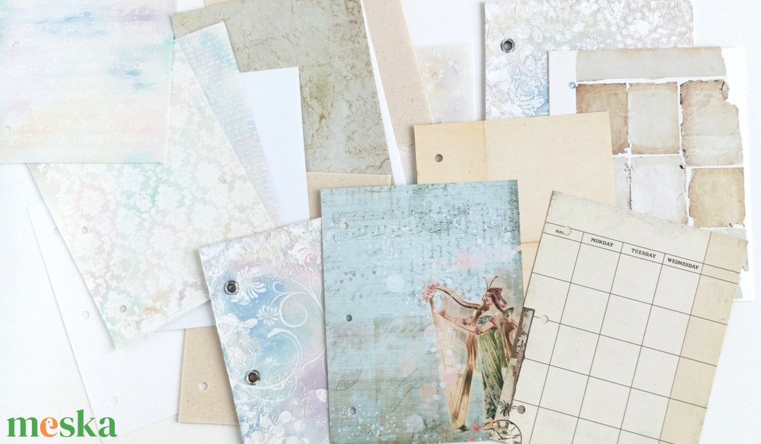 Művészi scrapbook készlet - kellékek & szerszámok - papír - Meska.hu