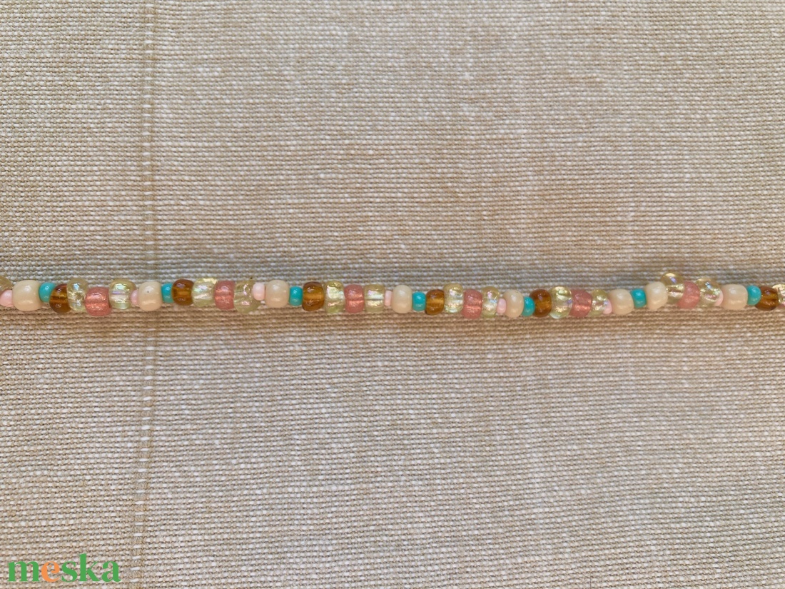 Coast színes gyöngynyaklánc - ékszer - nyaklánc - gyöngyös nyaklánc - Meska.hu