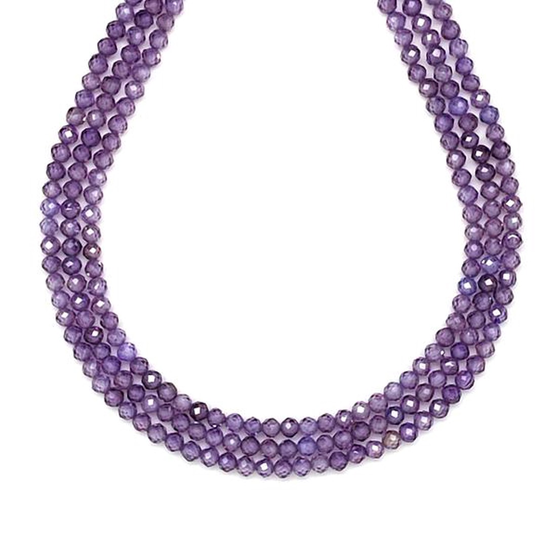 Cirkon fazettált ibolya lila golyó 3mm  ékszerkészítő alapanyag (füzér) - kellékek & szerszámok - ásvány alapanyag - ásványfüzér - Meska.hu