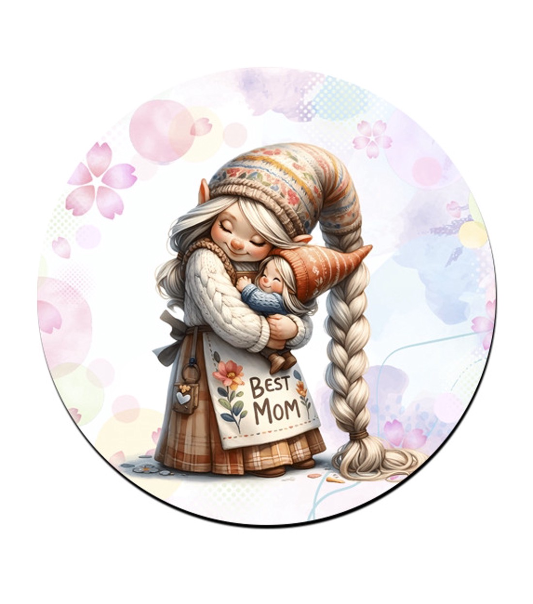 Cuki Anya manó & Kicsi Fia bögre alátét - otthon & életmód - konyhafelszerelés, tálalás - tálalás - tányér- és poháralátét - Meska.hu