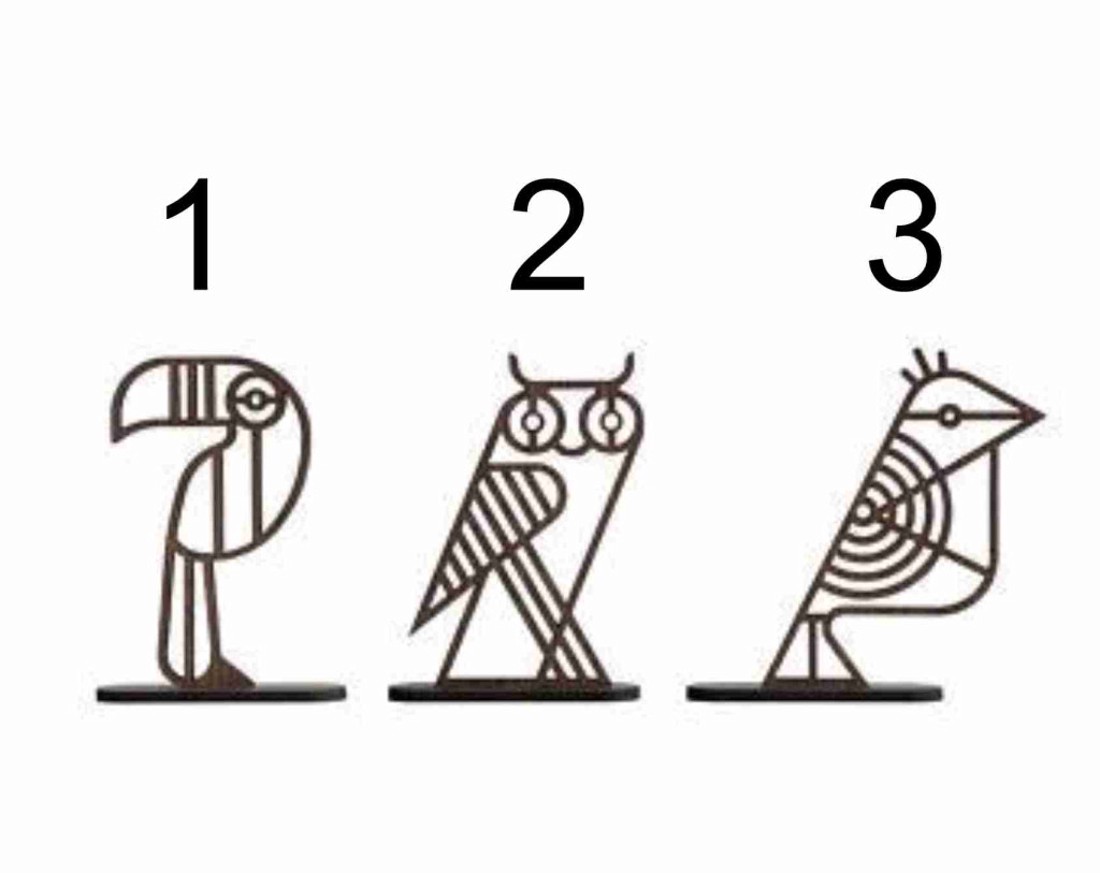 Szobrocska bagoly papagáj madár - otthon & életmód - dekoráció - dekoratív figurák és szobrok - Meska.hu
