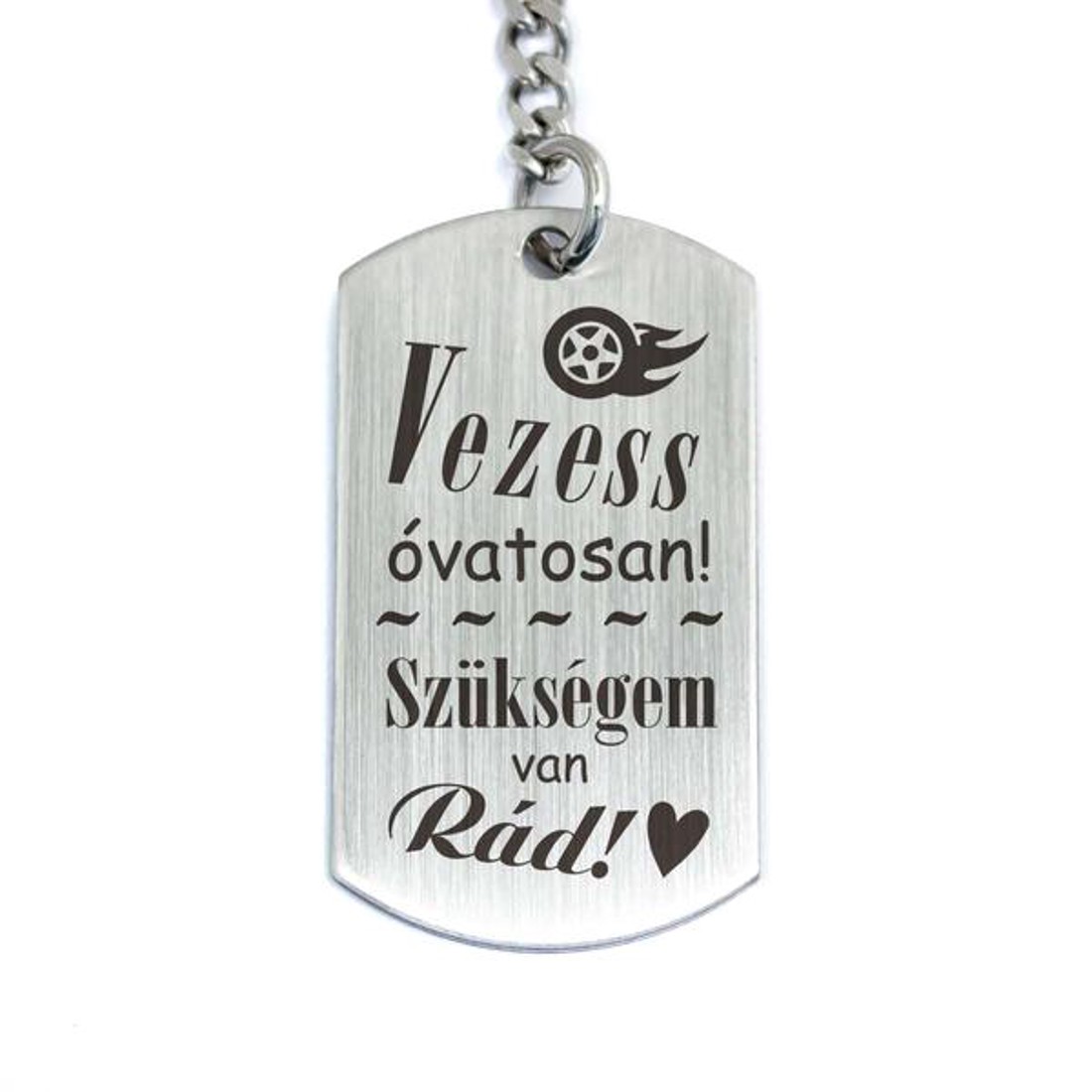 Vezess óvatosan acél medálos kulcstartó - táska & tok - kulcstartó & táskadísz - kulcstartó - Meska.hu Vezess óvatosan acél medálos kulcstartó - táska & tok - kulcstartó & táskadísz - kulcstartó - Meska.hu