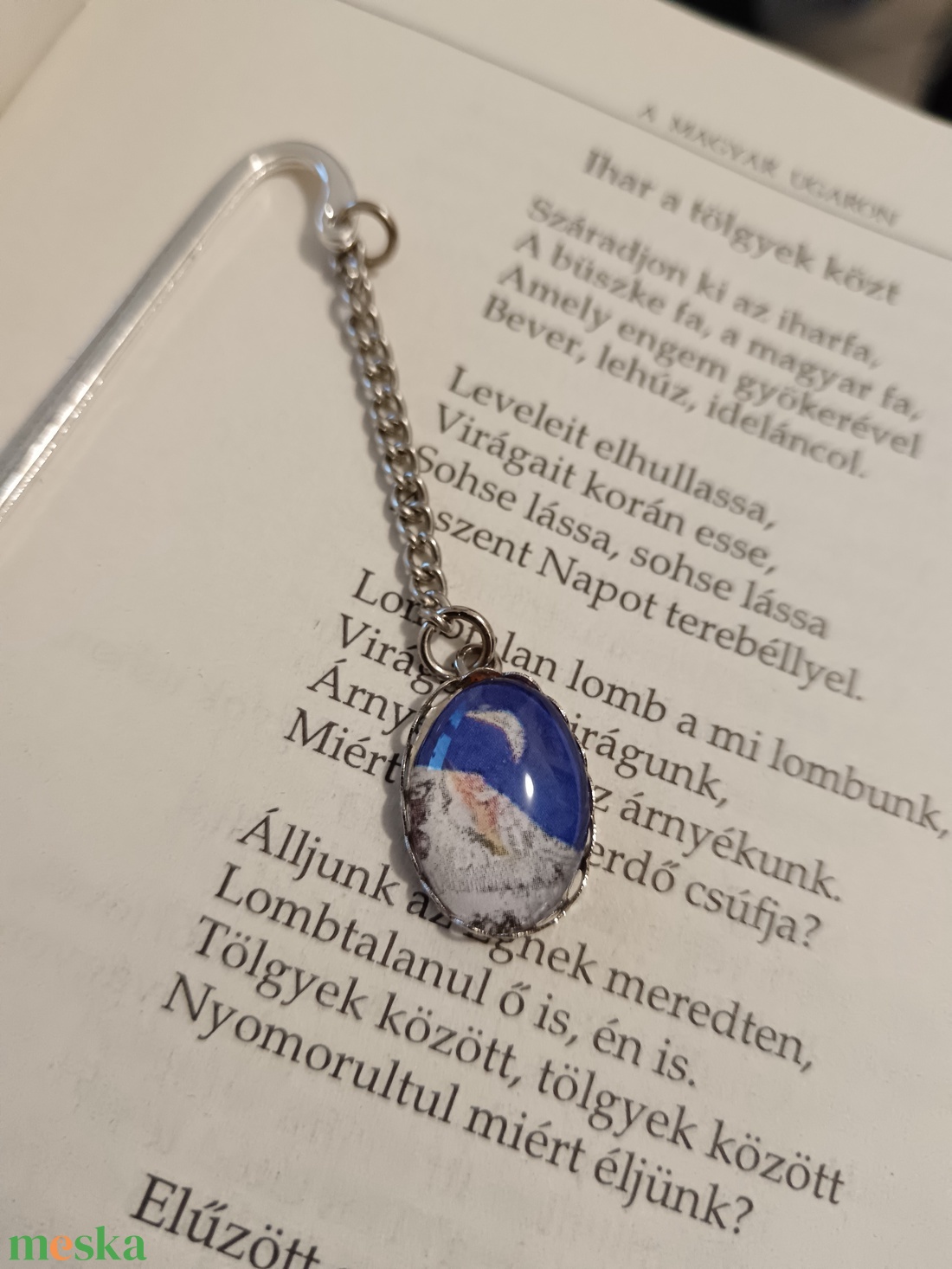 Könyvjelző - Babits: Esti kérdés  - könyv & zene - könyvjelző - Meska.hu