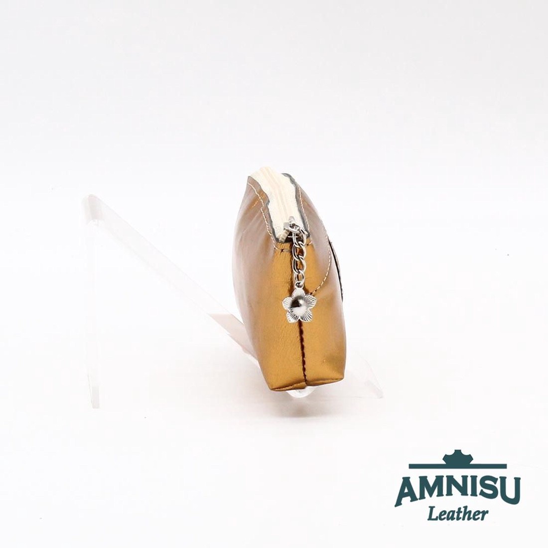 Óarany egy cipzáras egyenes kristály köves kulcstartó E2003 - táska & tok - kulcstartó & táskadísz - kulcstartó - Meska.hu