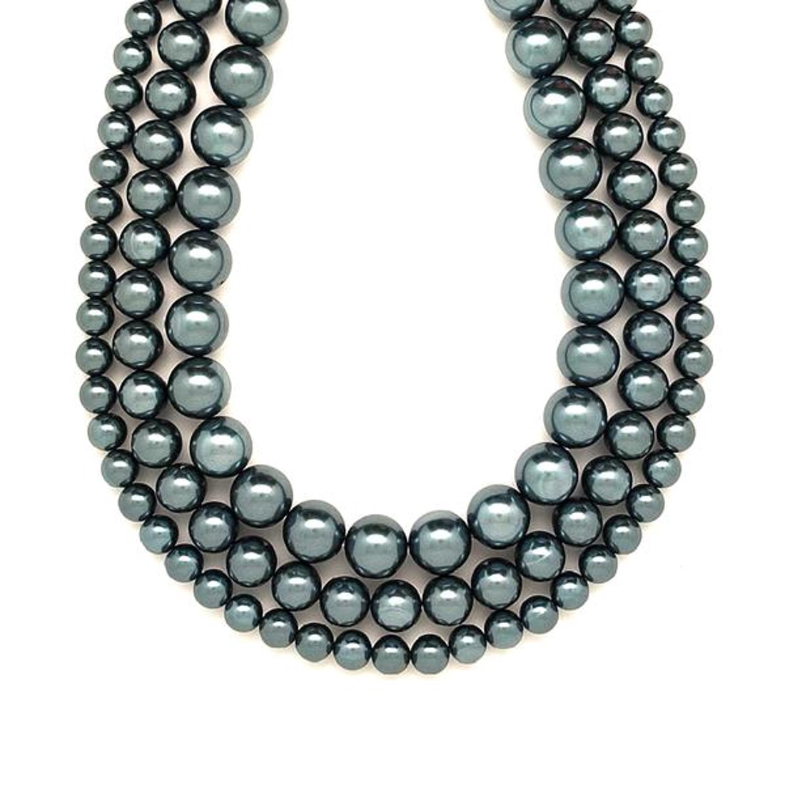 Kagyló bevont acélkék golyó 4-5mm ékszerkészítő alapanyag (füzér) - kellékek & szerszámok - ásvány alapanyag - ásványfüzér - Meska.hu