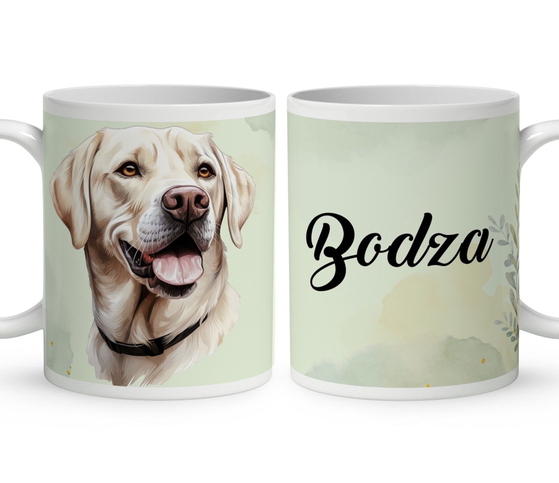 Névvel kérhető - Fehér labrador portré mintás bögre - otthon & életmód - konyhafelszerelés, tálalás - tálalás - bögre & csésze - Meska.hu
