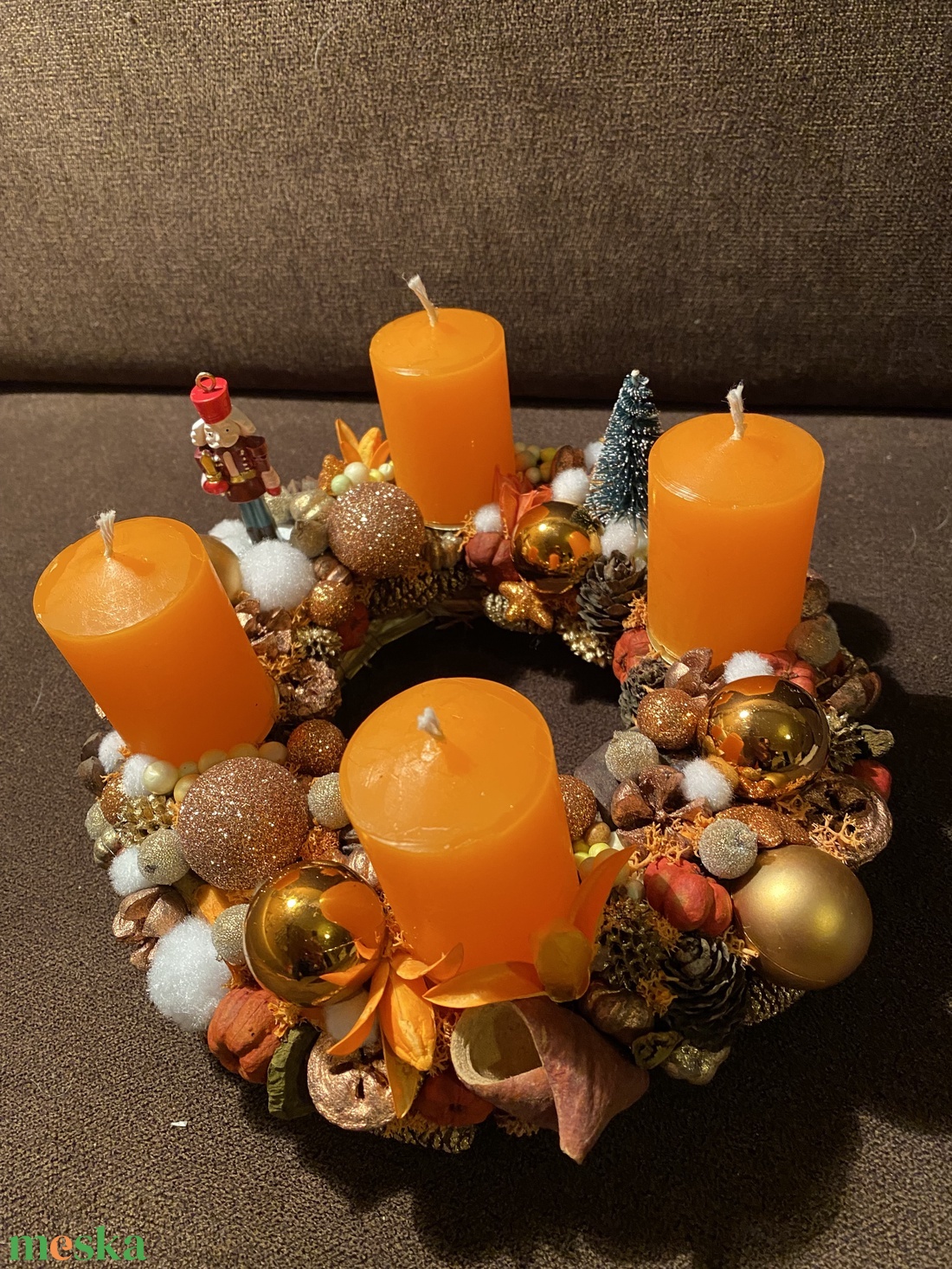 Adventi koszorú - karácsony - adventi díszek - adventi koszorú - Meska.hu