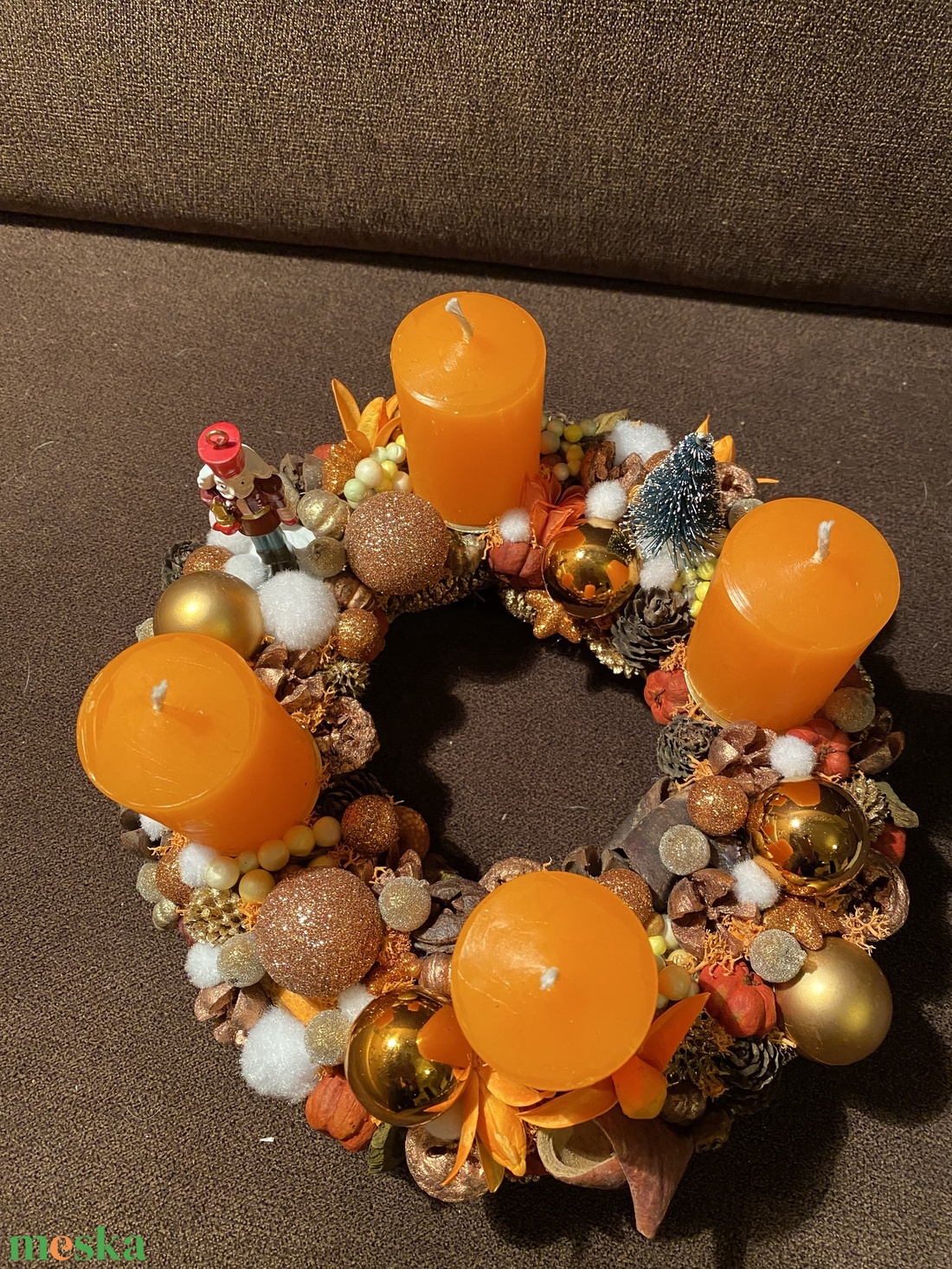 Adventi koszorú - karácsony - adventi díszek - adventi koszorú - Meska.hu