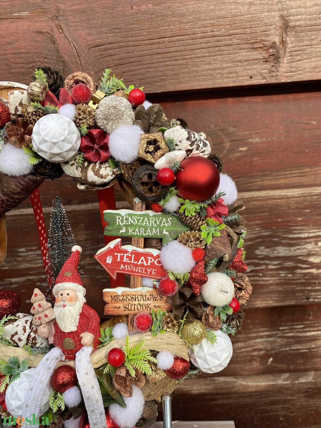 Télapós adventi ajtódísz - karácsony - adventi díszek - adventi ajtódísz - Meska.hu Télapós adventi ajtódísz - karácsony - adventi díszek - adventi ajtódísz - Meska.hu