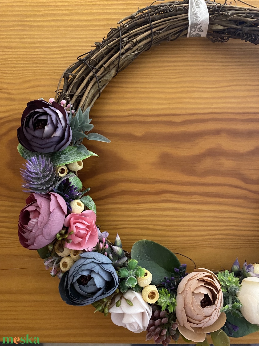 Tavaszi ajtódísz - otthon & életmód - dekoráció - ajtó- és ablak dekoráció - ajtódísz & kopogtató - Meska.hu