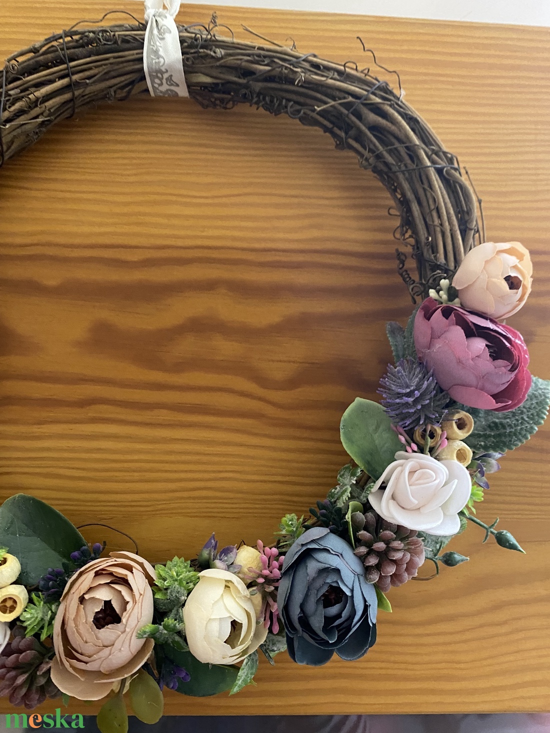 Tavaszi ajtódísz - otthon & életmód - dekoráció - ajtó- és ablak dekoráció - ajtódísz & kopogtató - Meska.hu