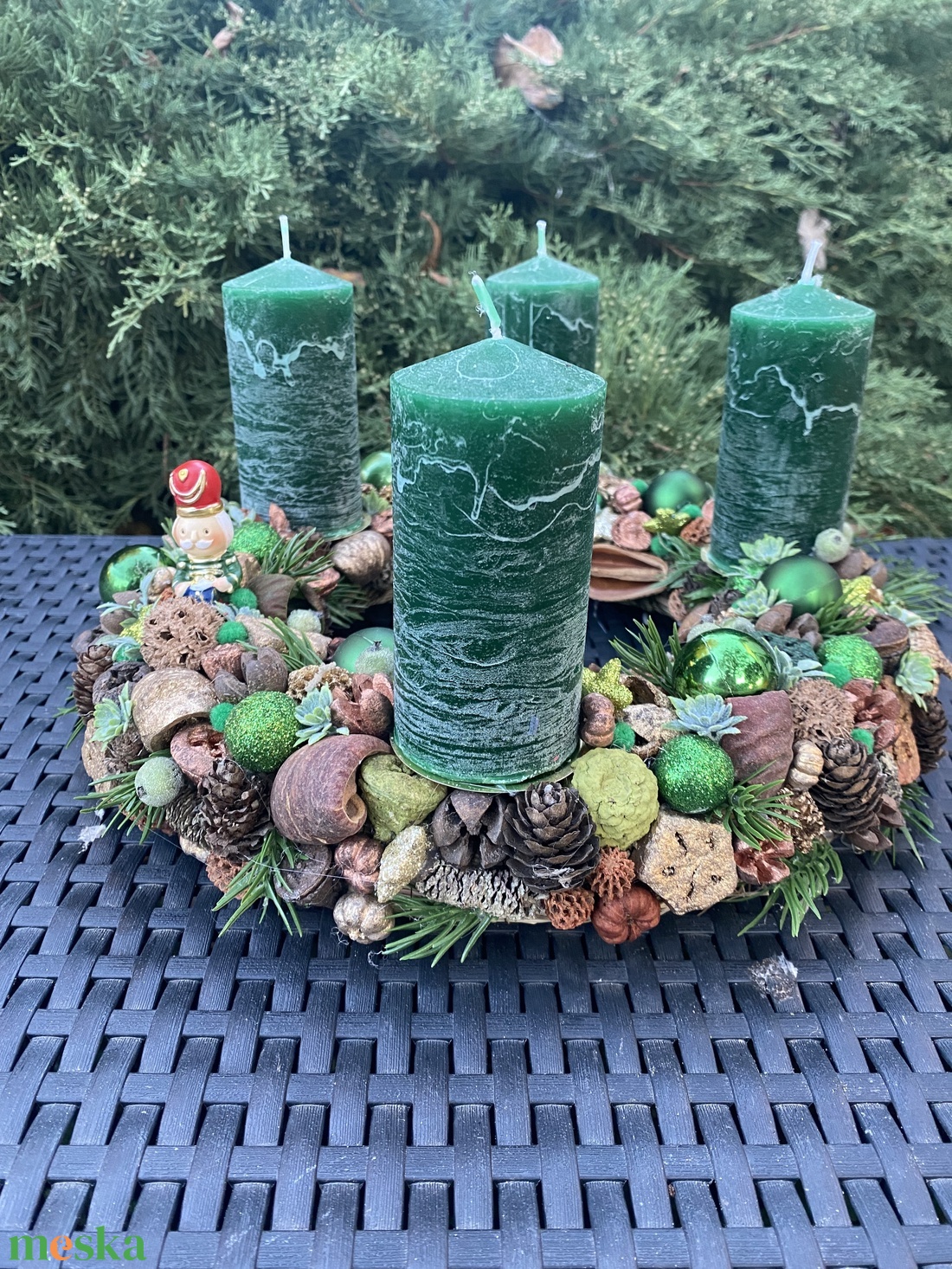 Adventi koszorú - karácsony - adventi díszek - adventi koszorú - Meska.hu