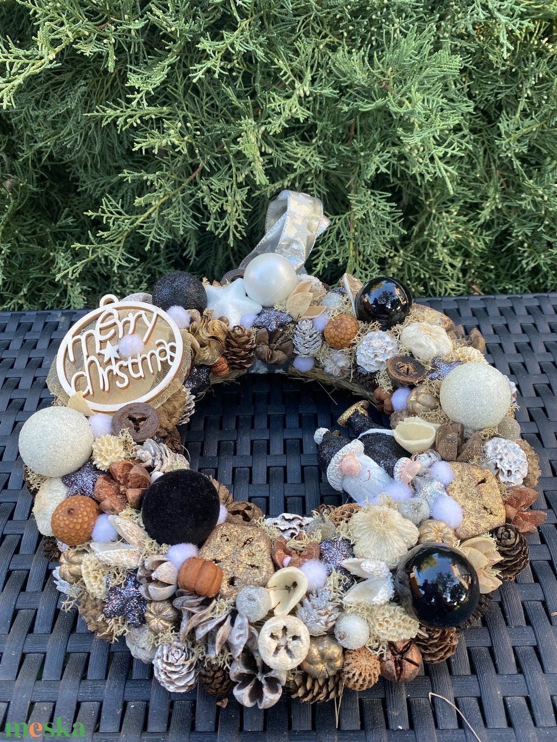 Adventi ajtódísz - karácsony - adventi díszek - adventi ajtódísz - Meska.hu