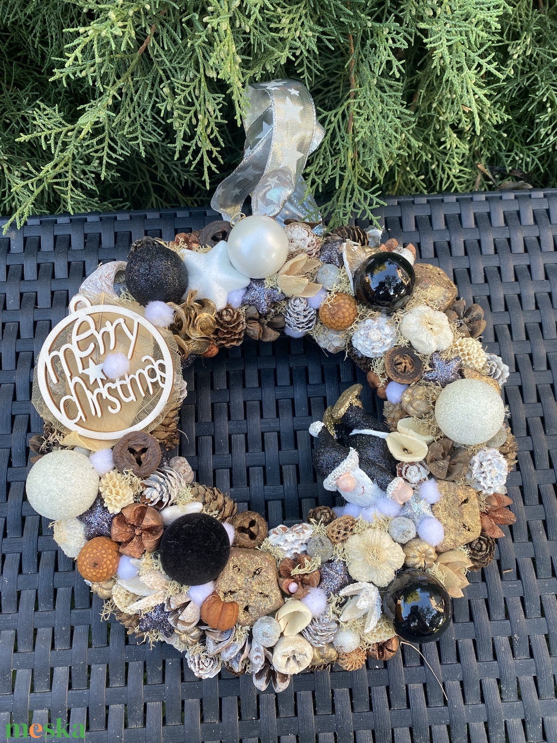 Adventi ajtódísz - karácsony - adventi díszek - adventi ajtódísz - Meska.hu