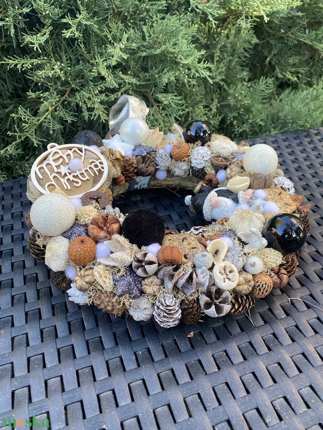 Adventi ajtódísz - karácsony - adventi díszek - adventi ajtódísz - Meska.hu