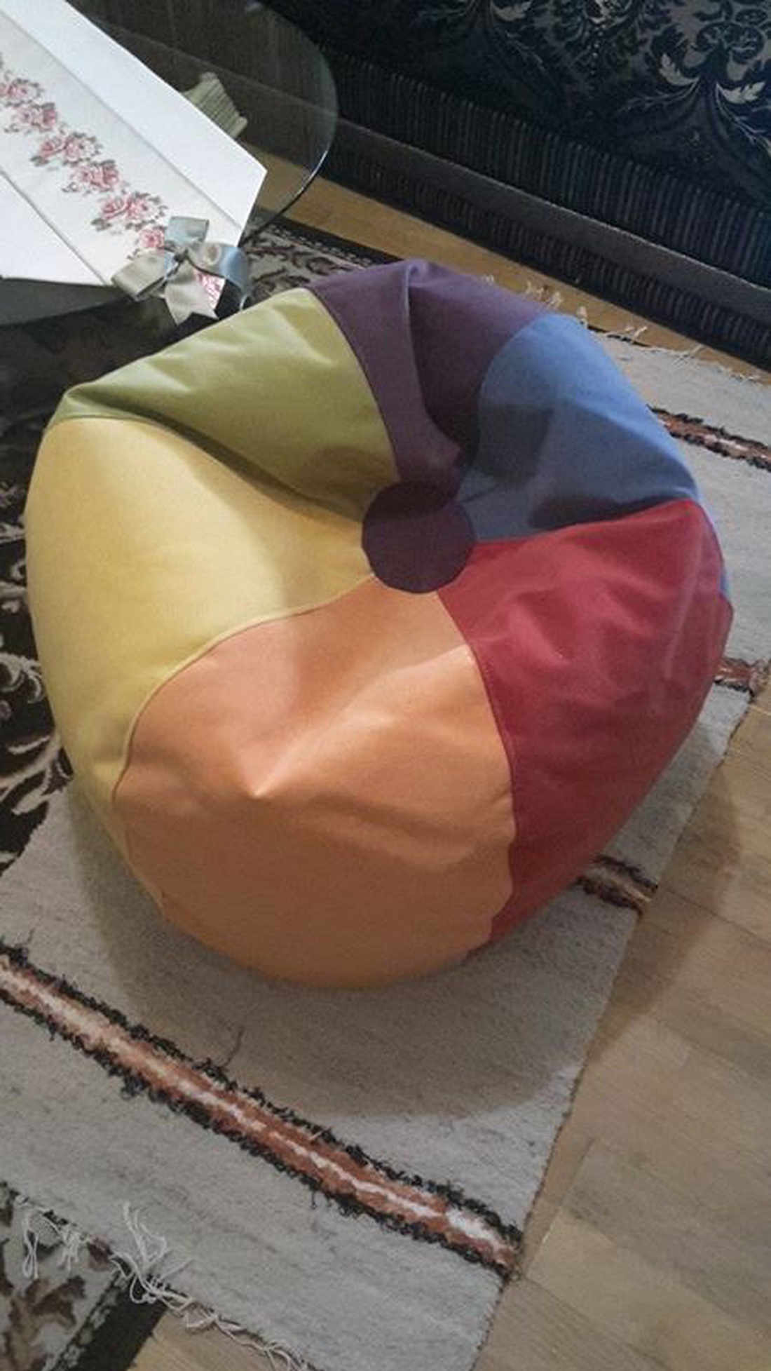 babzsák vagy huppanós puff -  - Meska.hu