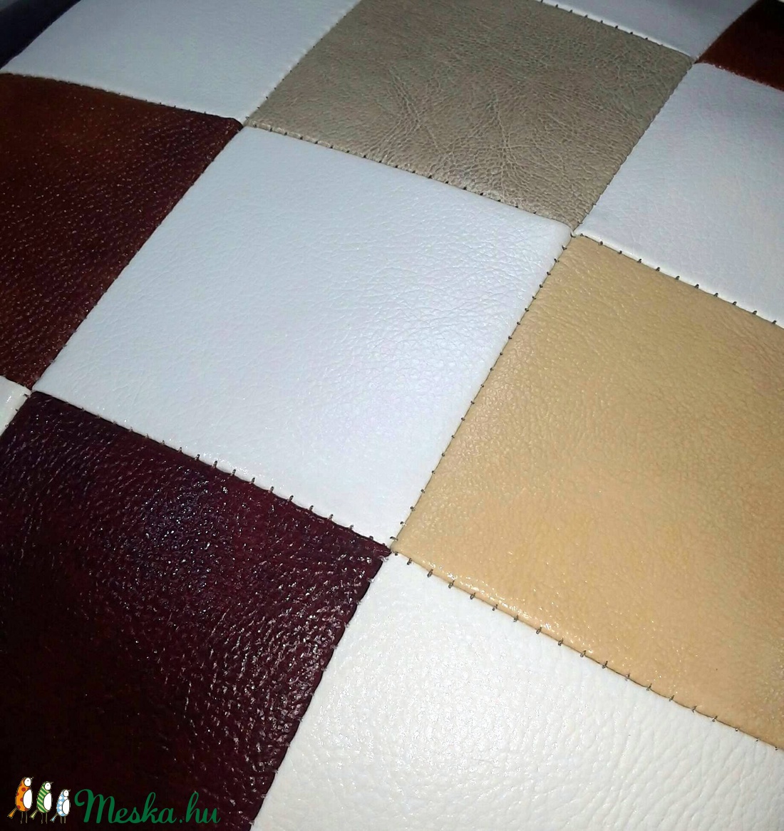 6/ Kerek puff -  - Meska.hu