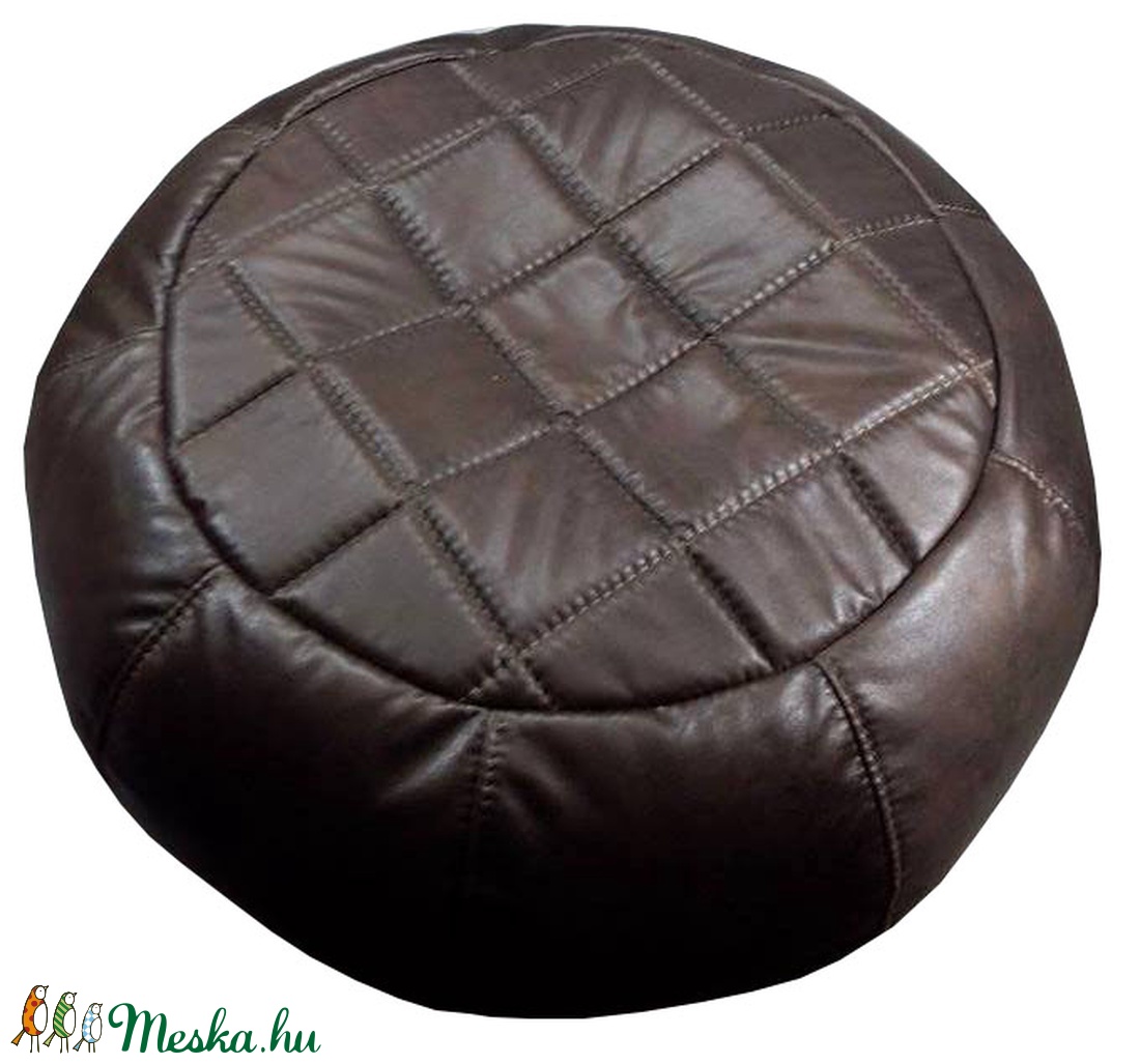 Hencsi nagy puff 17.) -sötét barna + 1 utántöltő -  - Meska.hu