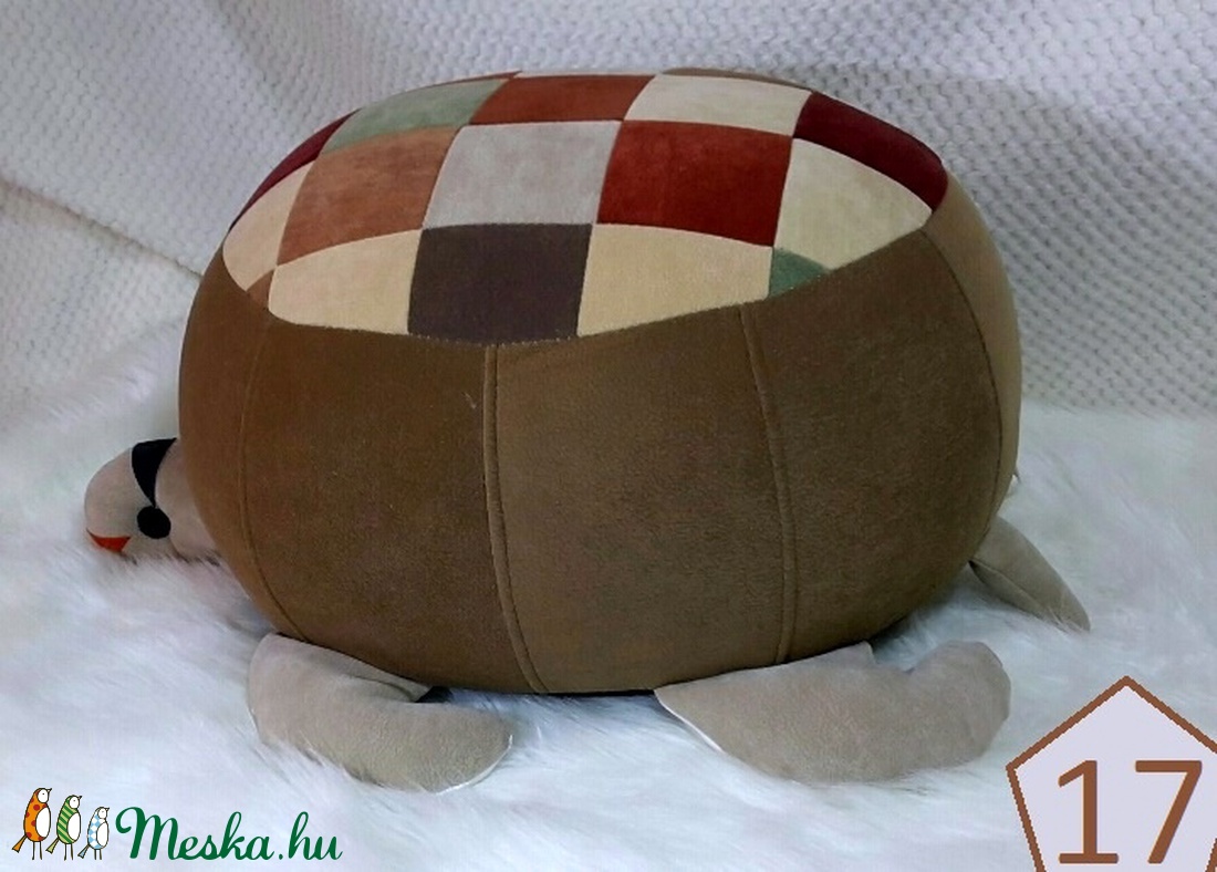 Prémium Teknős puff -  - Meska.hu