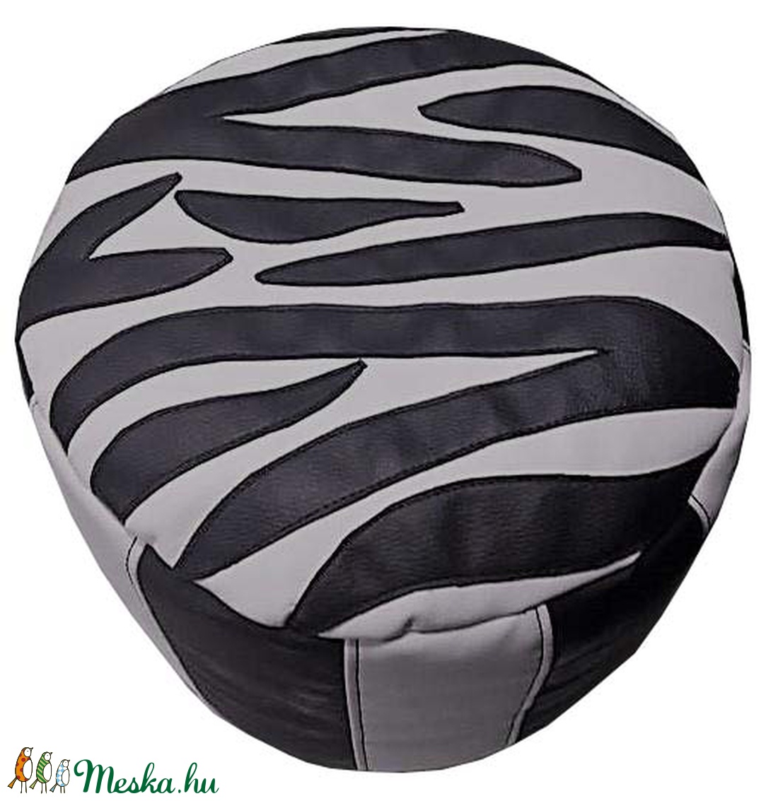 Zebra standard nagy méretű új generációs puff -  - Meska.hu
