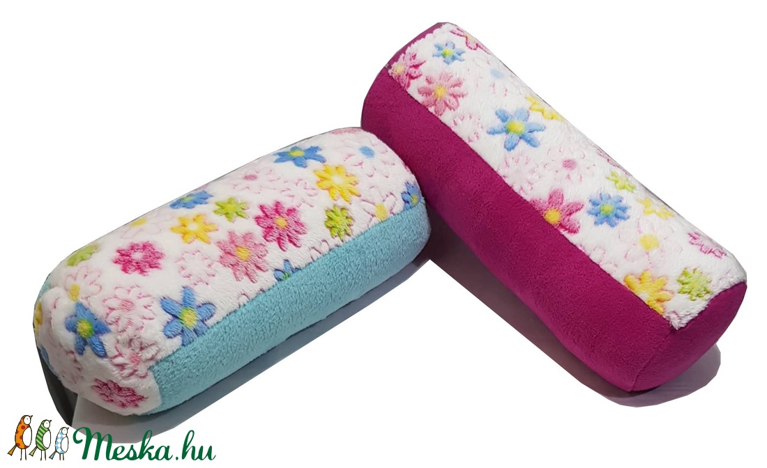 8 féle virágos hengerpárna 2 féle töltéssel -  - Meska.hu