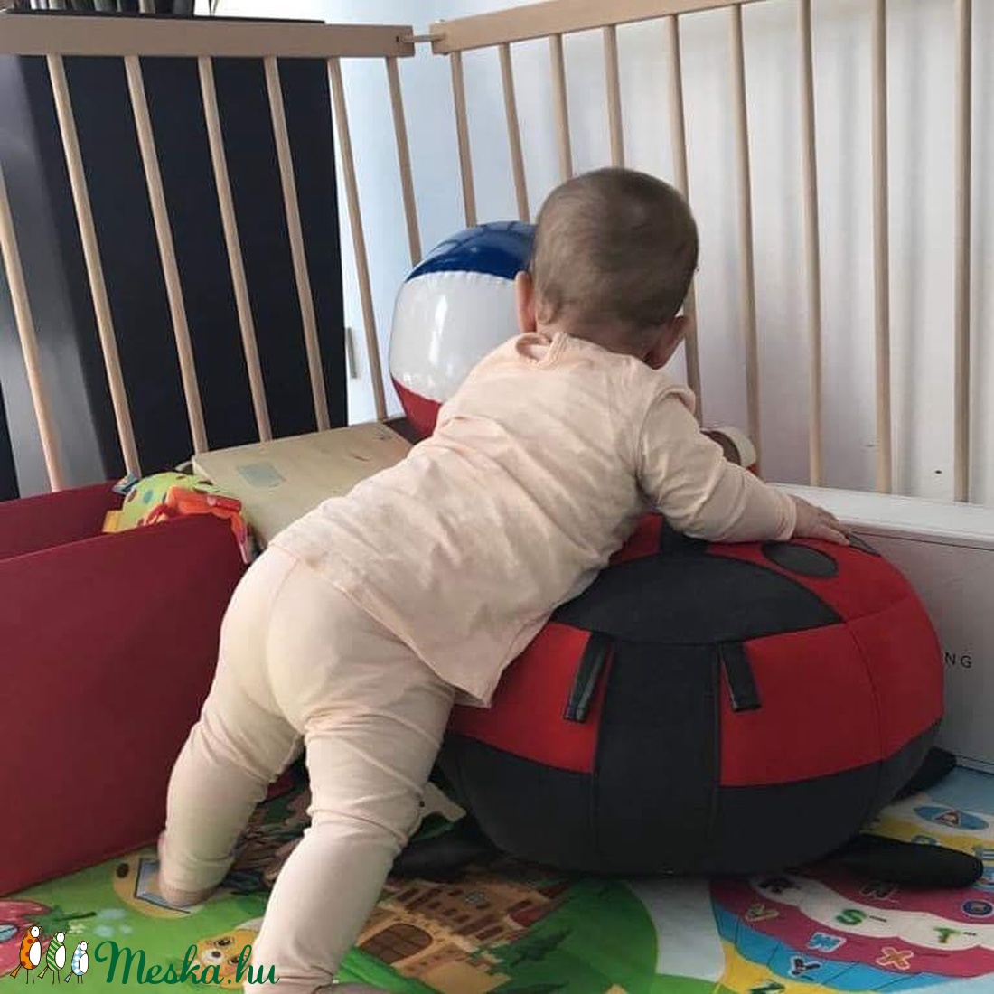 4 féle Öko  AQUAclean  puff huzat, vagy gondozásmentes készre töltött katica puff -  - Meska.hu