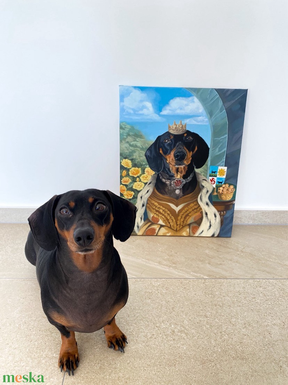 Kisállat portréfestmény rendelésre -  - Meska.hu