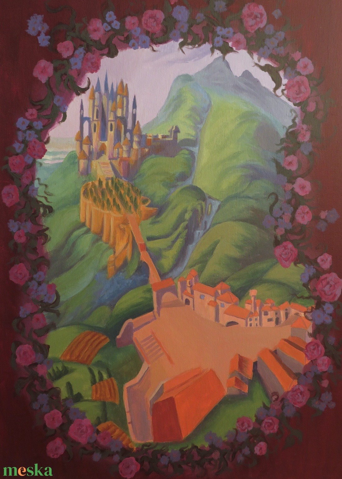 Festmény gyerekszobába rendelésre - művészet - festmény - olajfestmény - Meska.hu