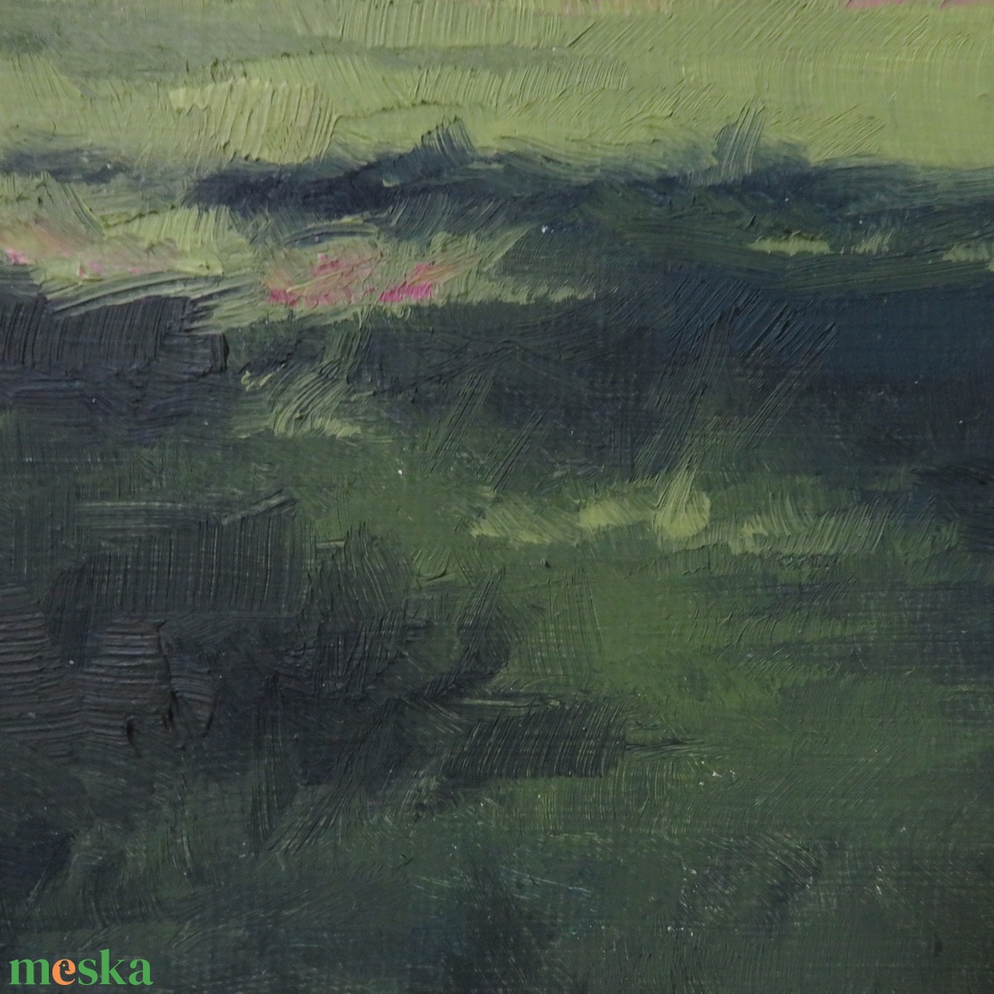 Mezei zsálya rét (olajfestmény) - művészet - festmény - olajfestmény - Meska.hu