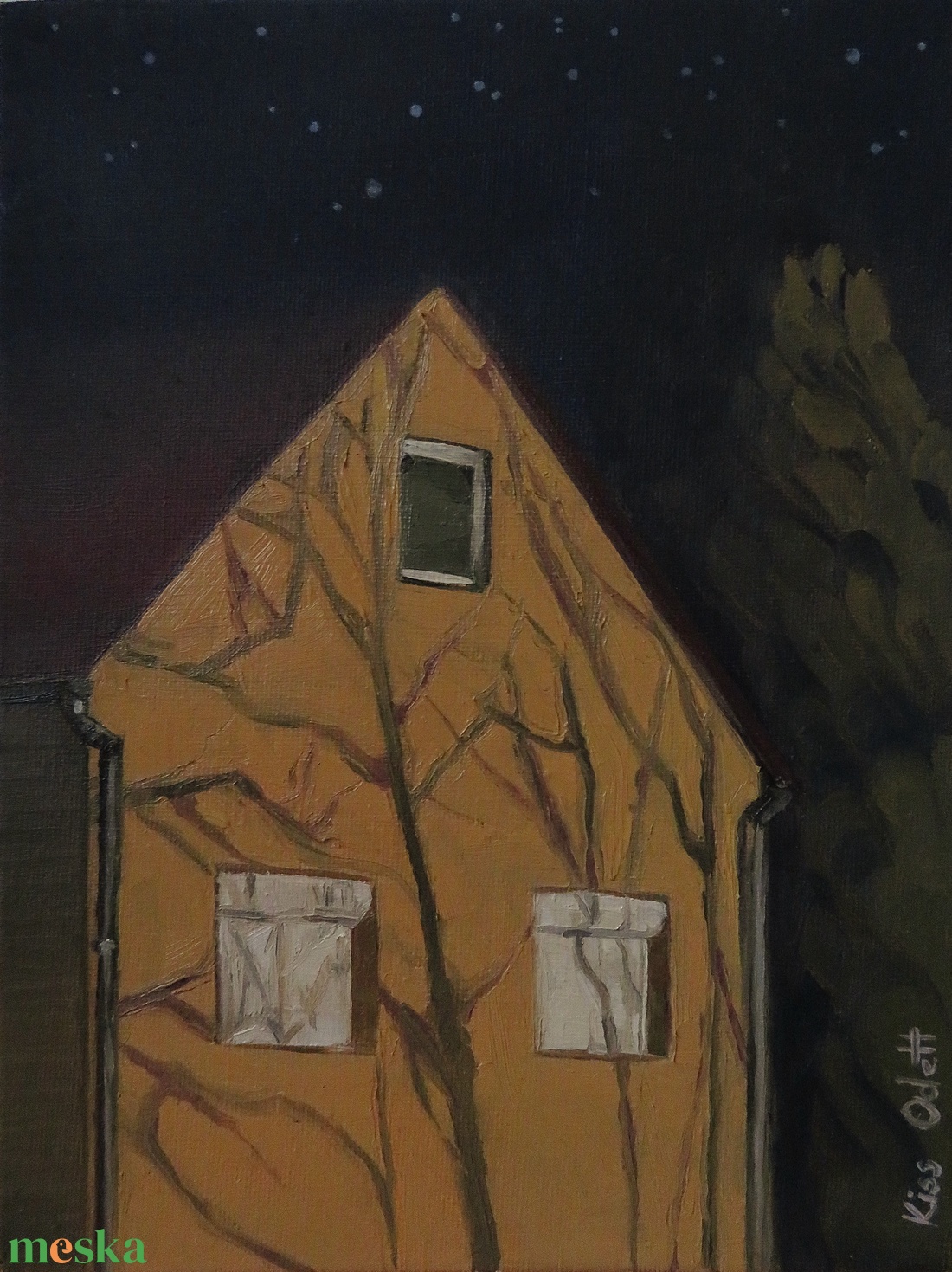 Éber álom (olajfestmény) - művészet - festmény - olajfestmény - Meska.hu