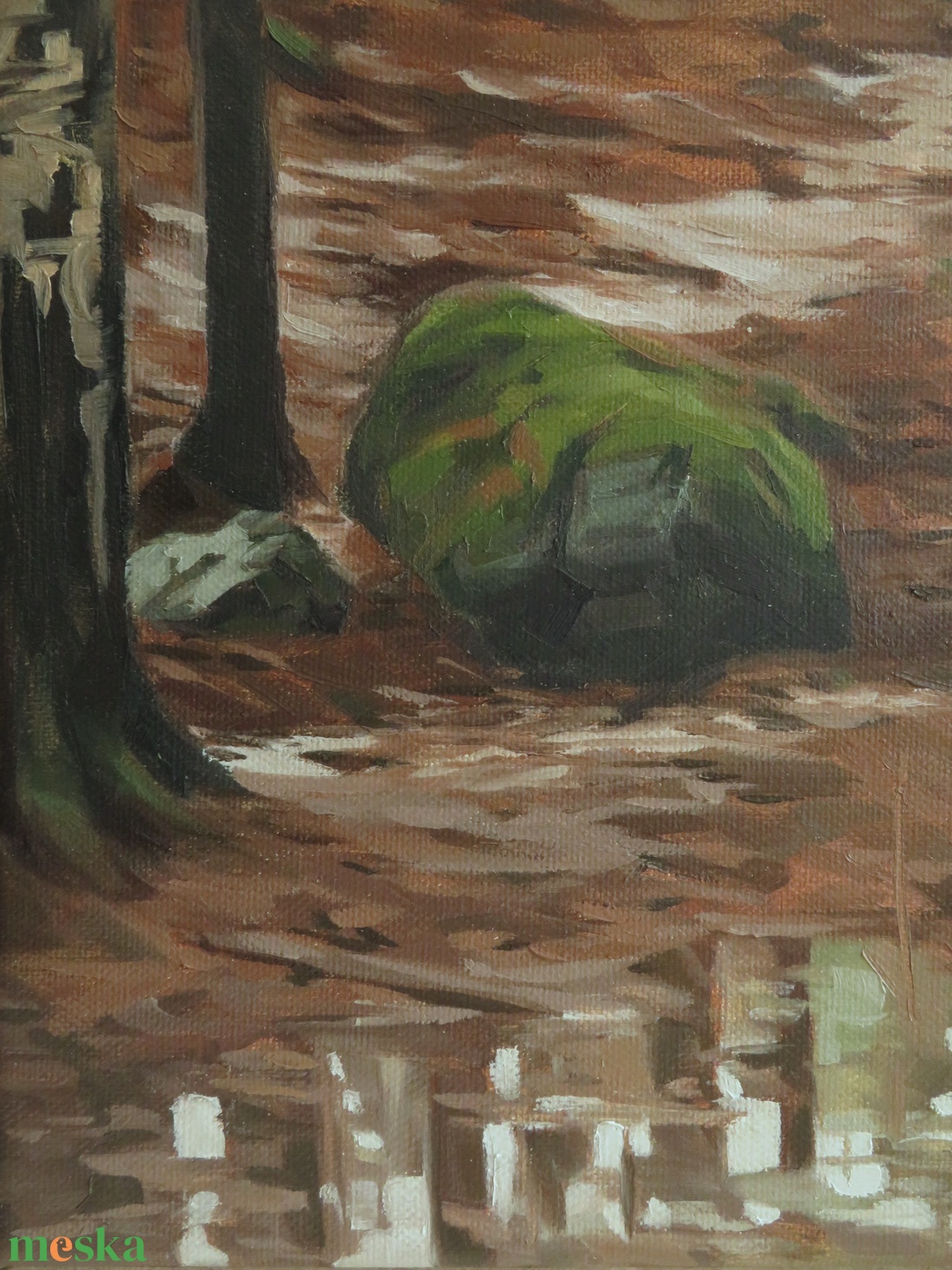 Nagy kő - művészet - festmény - olajfestmény - Meska.hu