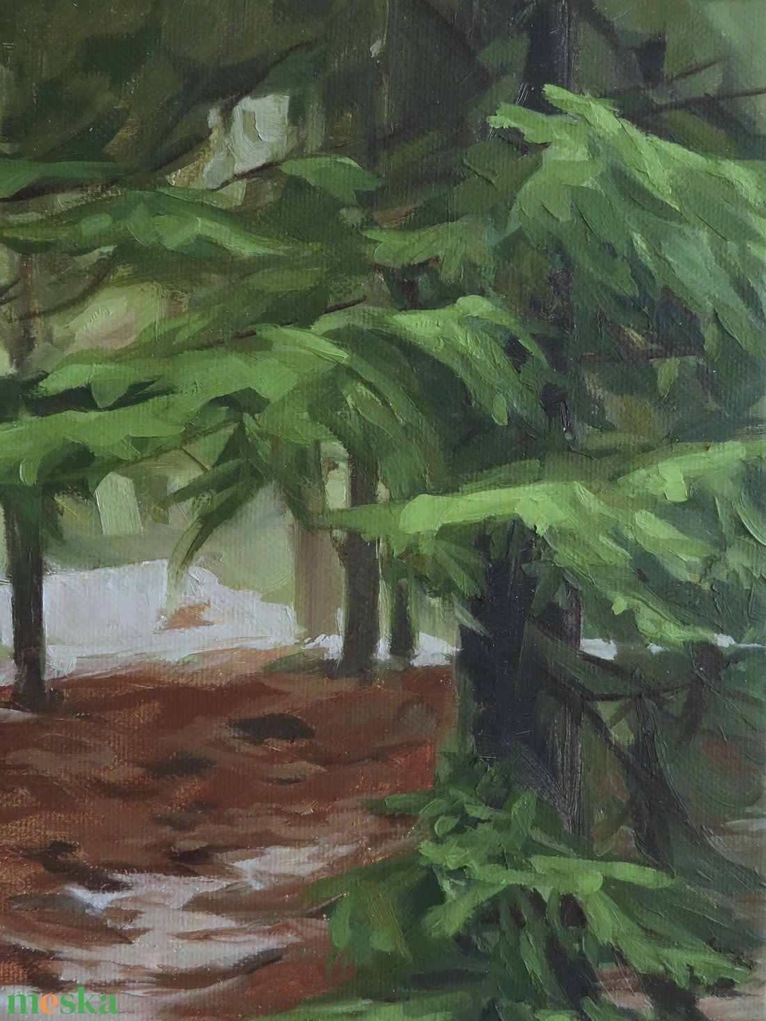 Nagy kő - művészet - festmény - olajfestmény - Meska.hu