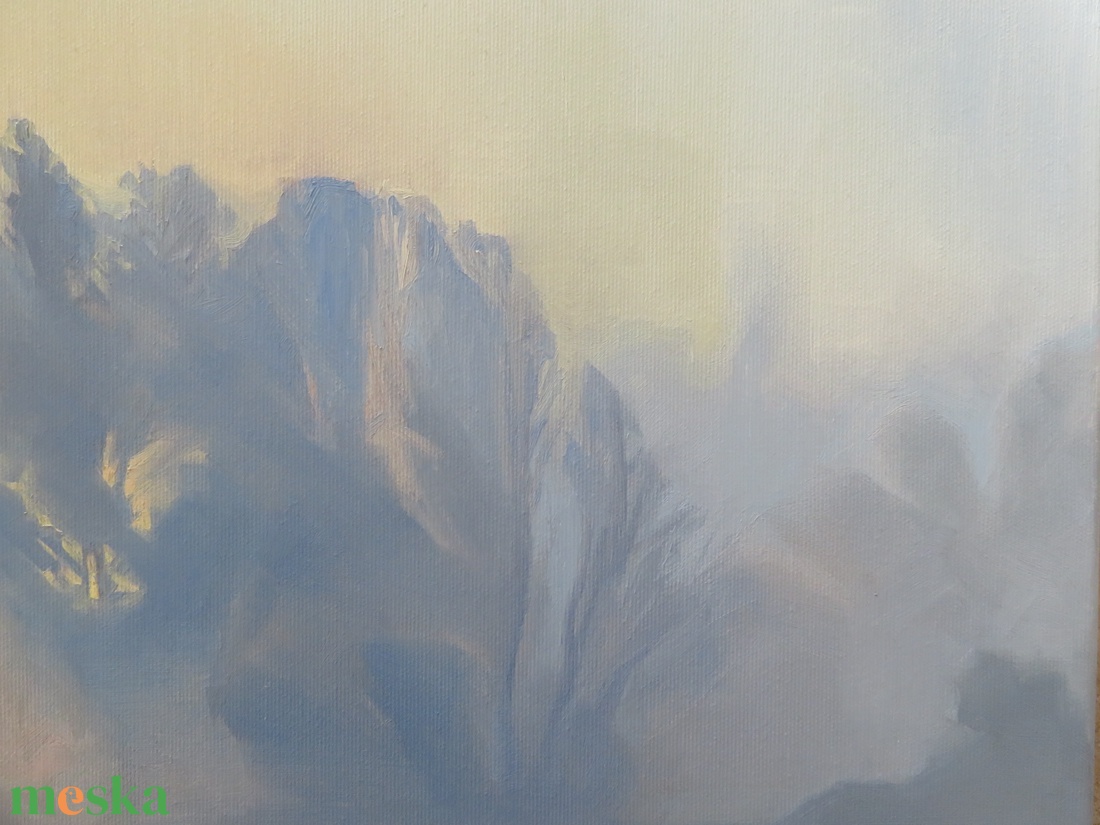 Fátyol  - művészet - festmény - olajfestmény - Meska.hu