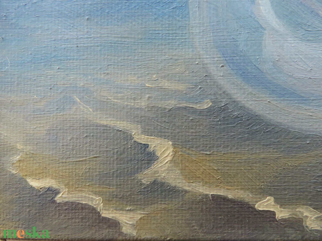 A mélyben - művészet - festmény - olajfestmény - Meska.hu