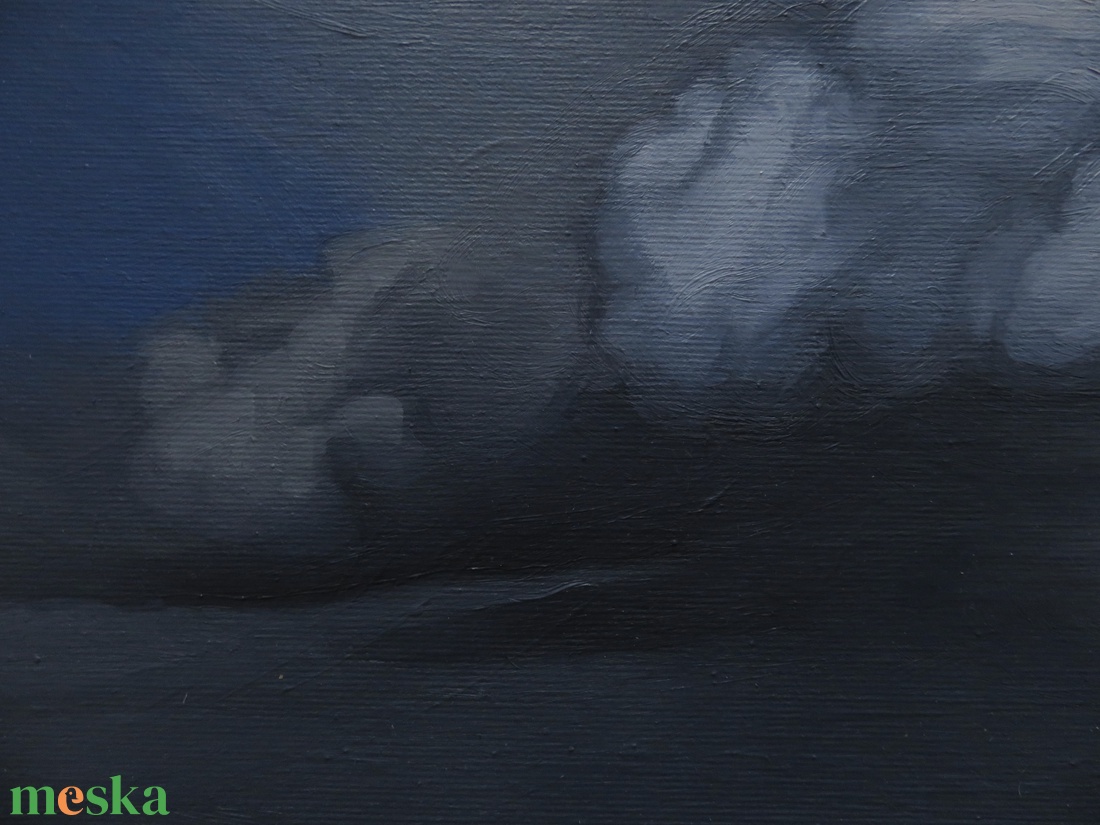 Márciusi zivatar - művészet - festmény - olajfestmény - Meska.hu