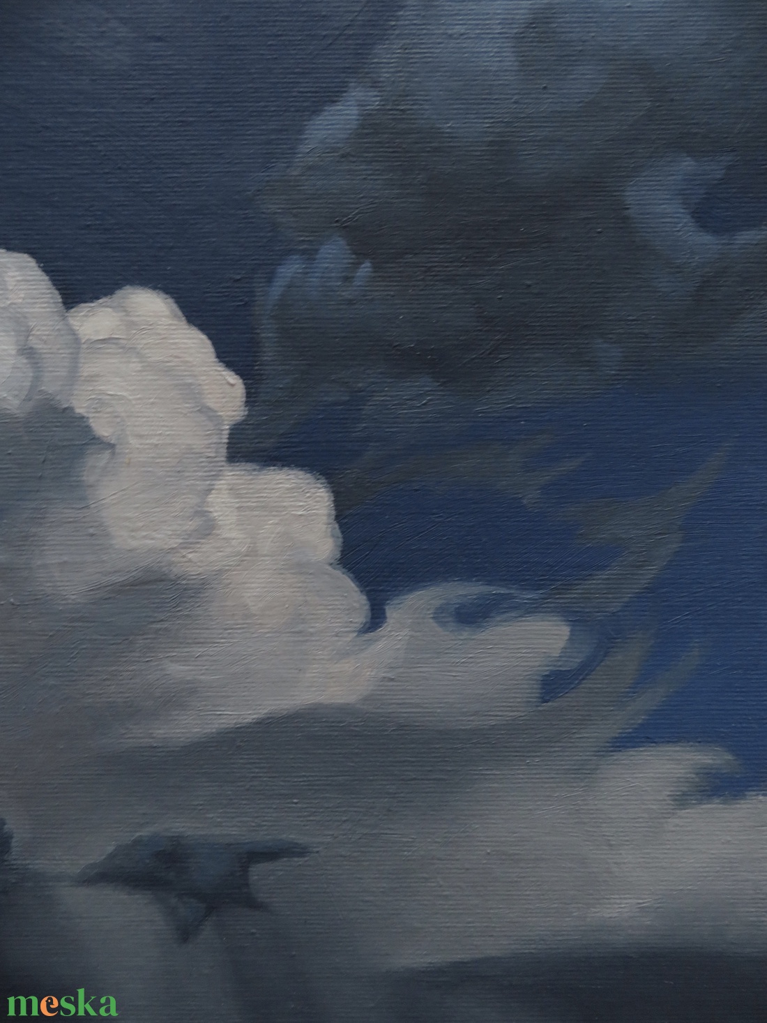 Márciusi zivatar - művészet - festmény - olajfestmény - Meska.hu