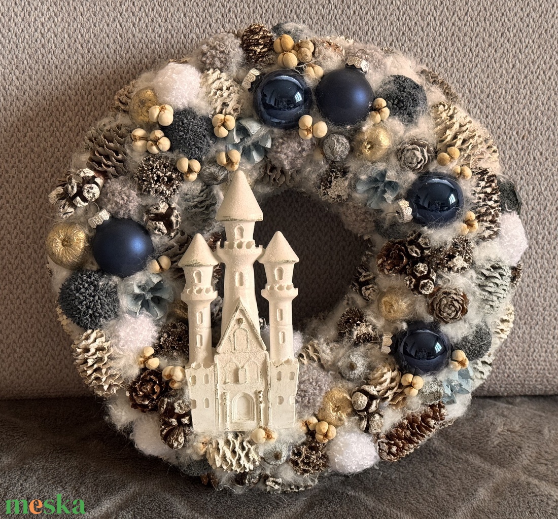 Adventi kopogtató� - karácsony - adventi díszek - adventi ajtódísz - Meska.hu