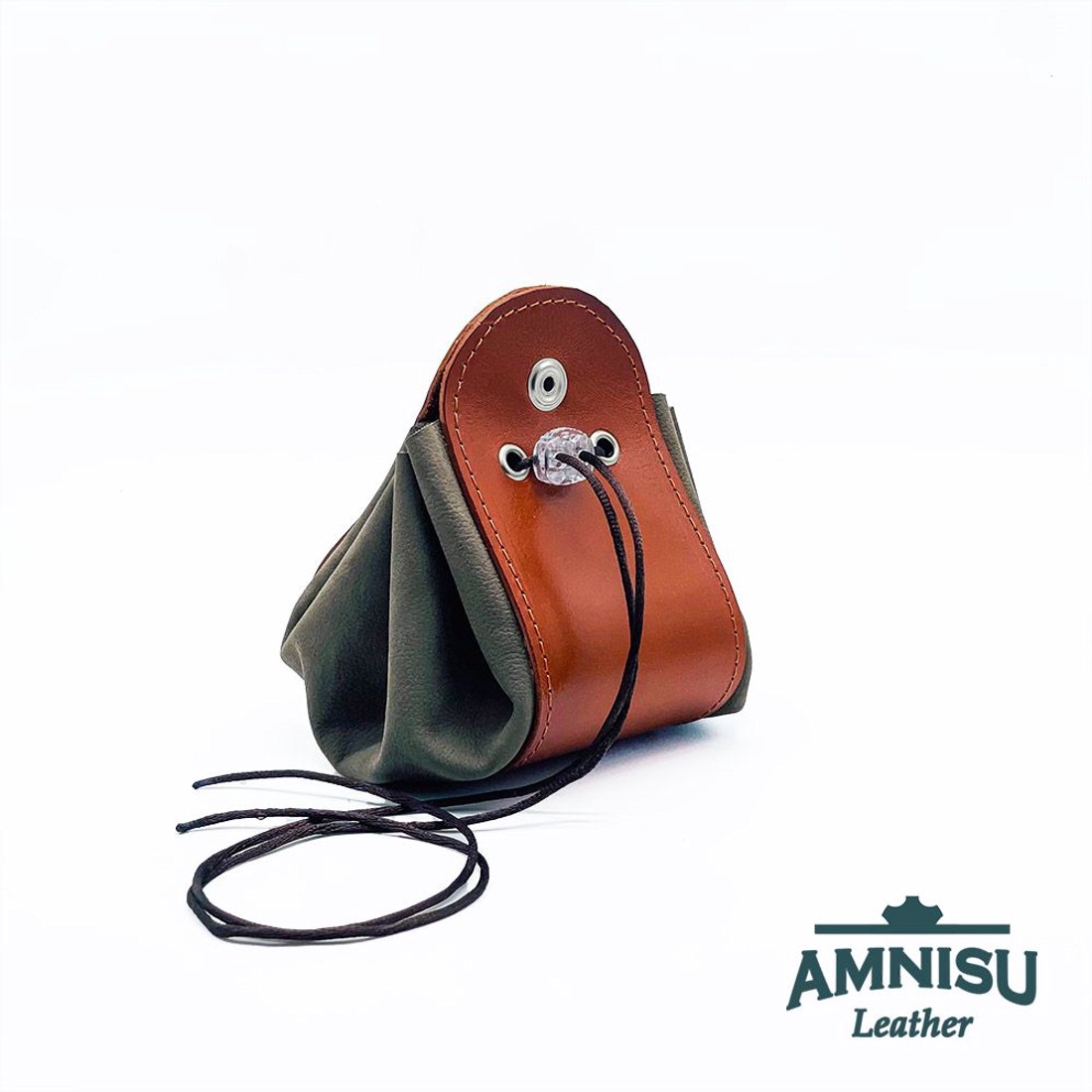 Konyakbarna - keki bőr 2in1 szütyő és kockatálca M9021-7002 - játék & sport - szerepjáték - Meska.hu