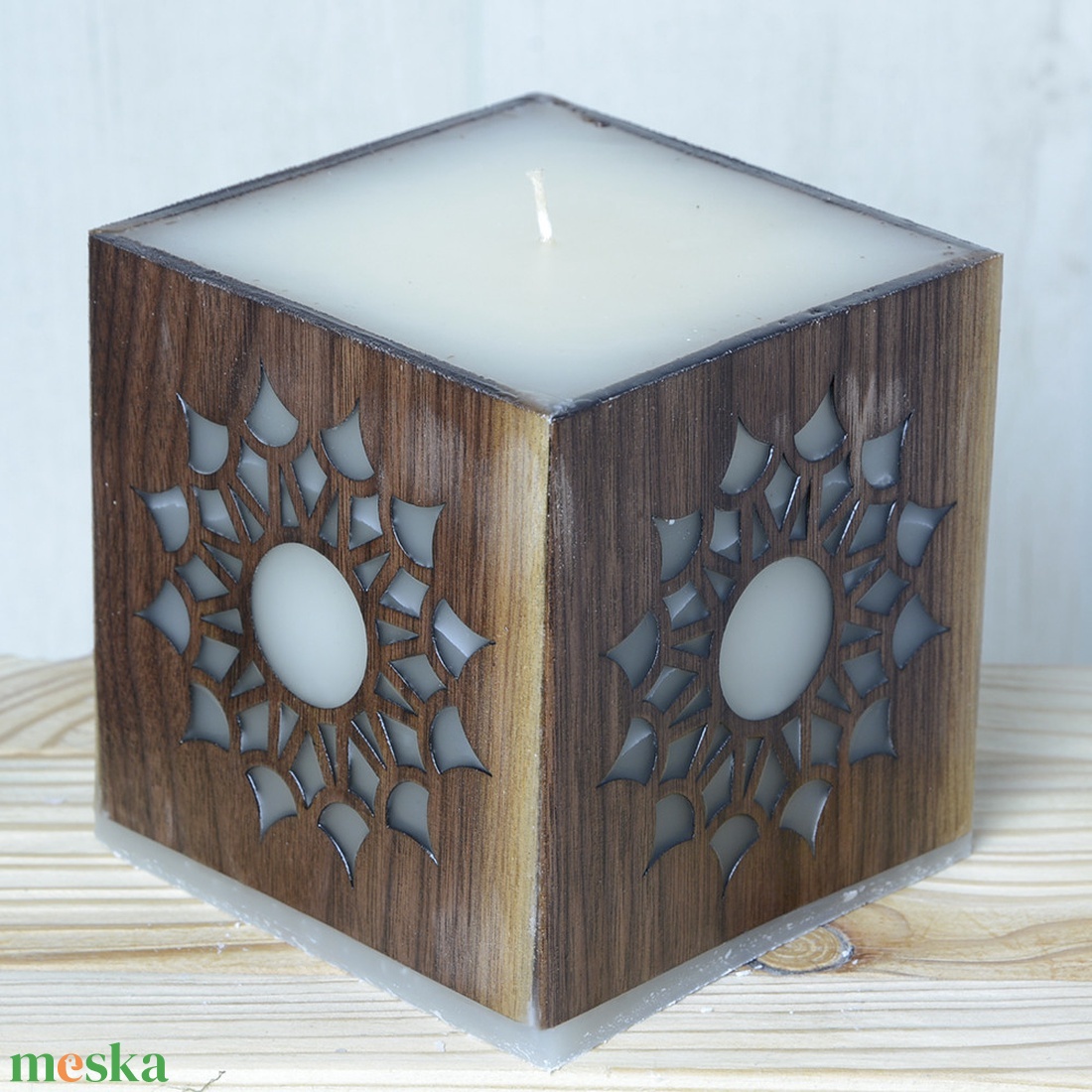 Mandala gyertya sötét diófa intarziával - otthon & életmód - gyertya, illat, aroma - gyertya - Meska.hu Mandala gyertya sötét diófa intarziával - otthon & életmód - gyertya, illat, aroma - gyertya - Meska.hu