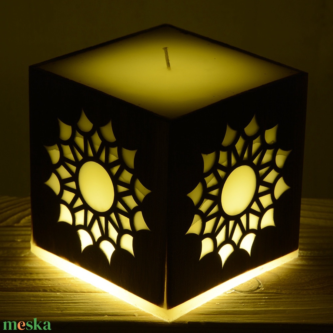 Mandala gyertya sötét diófa intarziával - otthon & életmód - gyertya, illat, aroma - gyertya - Meska.hu Mandala gyertya sötét diófa intarziával - otthon & életmód - gyertya, illat, aroma - gyertya - Meska.hu