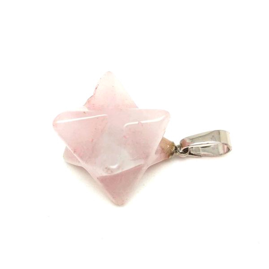 Merkaba medál Rózsakvarc 2x2cm - ékszer - nyaklánc - medál - Meska.hu Merkaba medál Rózsakvarc 2x2cm - ékszer - nyaklánc - medál - Meska.hu