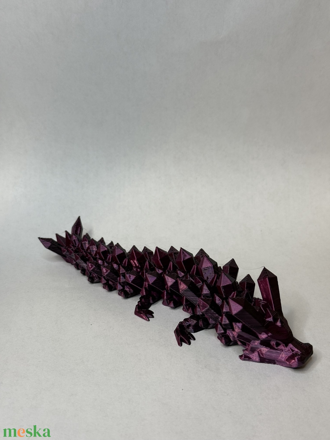 Artikuláló Kristály Sárkány - 16cm - kellékek & szerszámok - dekorációs kellékek - figurák - Meska.hu