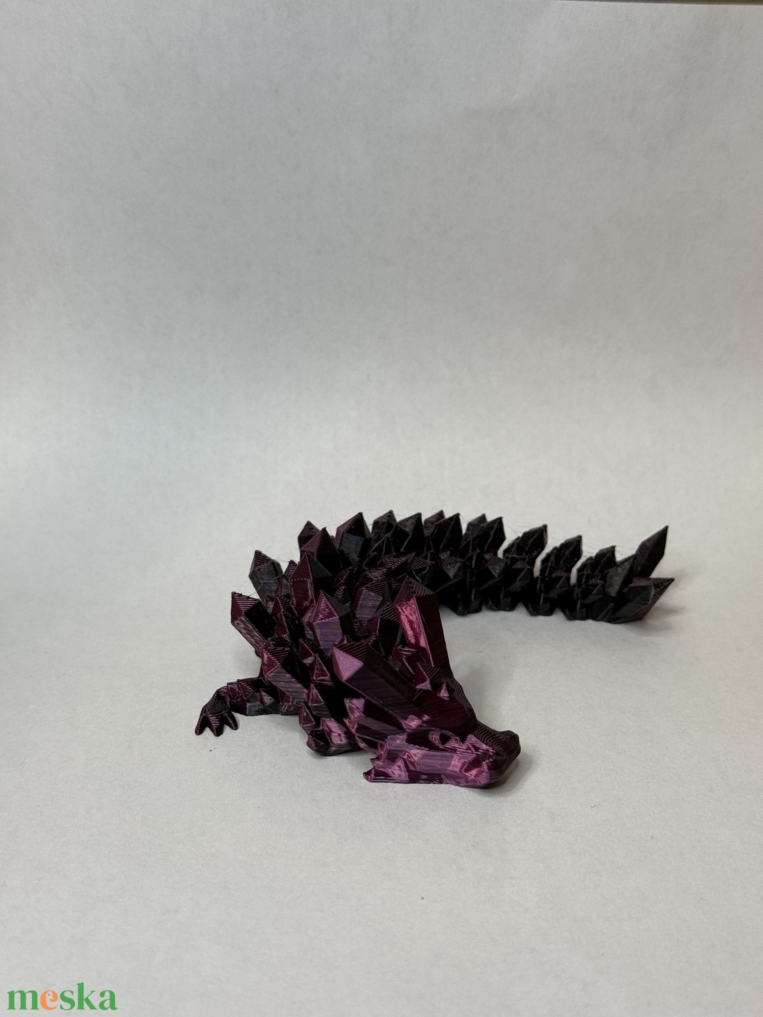 Artikuláló Kristály Sárkány - 16cm - kellékek & szerszámok - dekorációs kellékek - figurák - Meska.hu