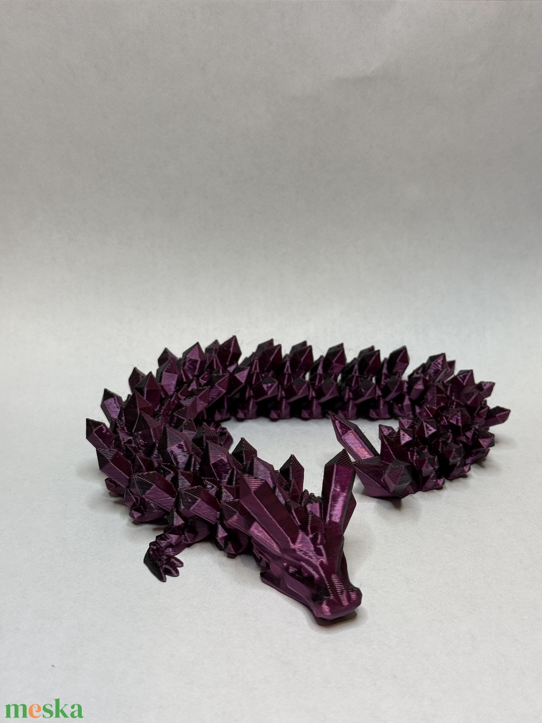 Artikuláló Kristály Sárkány - 29,5cm - kellékek & szerszámok - dekorációs kellékek - figurák - Meska.hu