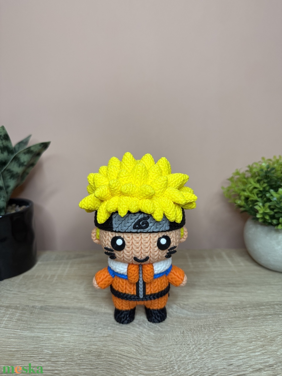Naruto Uzumaki � Egyedi, kötött stílusú anime figura (16 cm) - játék & sport - plüssállat & játékfigura - Meska.hu