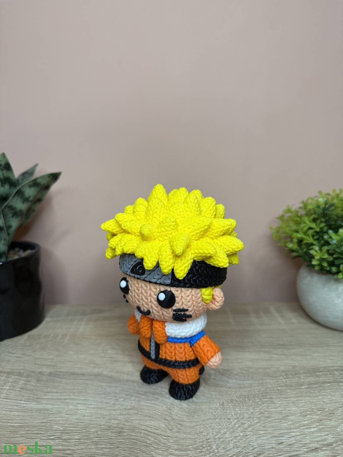Naruto Uzumaki � Egyedi, kötött stílusú anime figura (16 cm) - játék & sport - plüssállat & játékfigura - Meska.hu