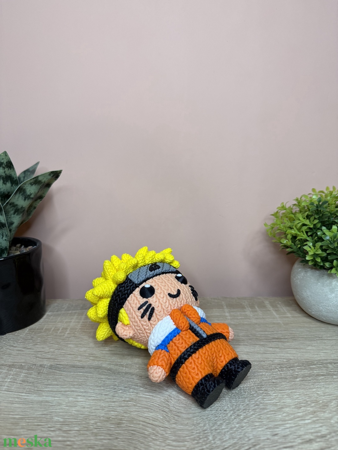Naruto Uzumaki � Egyedi, kötött stílusú anime figura (16 cm) - játék & sport - plüssállat & játékfigura - Meska.hu