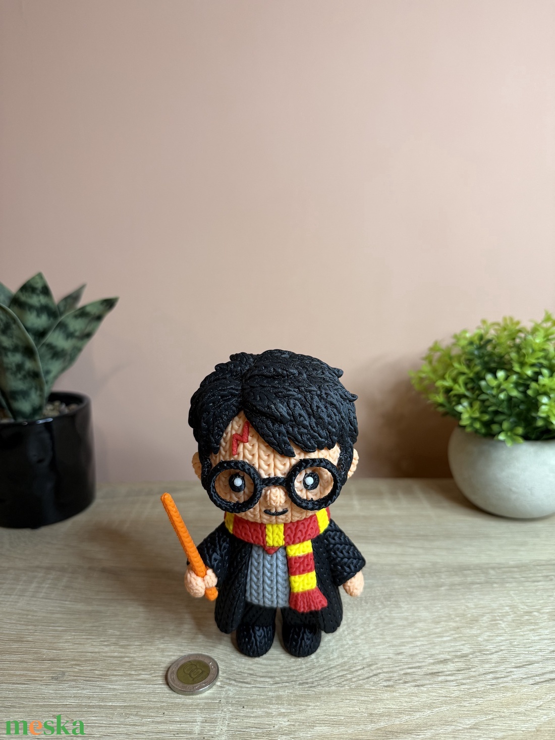 Harry Potter � Egyedi, kötött stílusú varázsló figura (15 cm) - játék & sport - plüssállat & játékfigura - Meska.hu